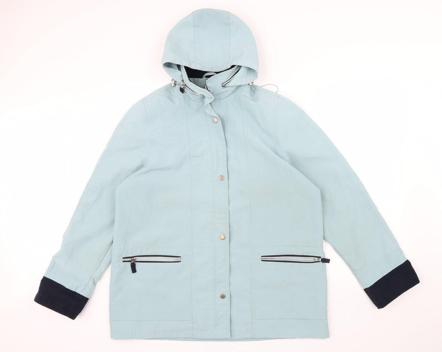 Womens UK Size 16 Preworn Blue Overcoat