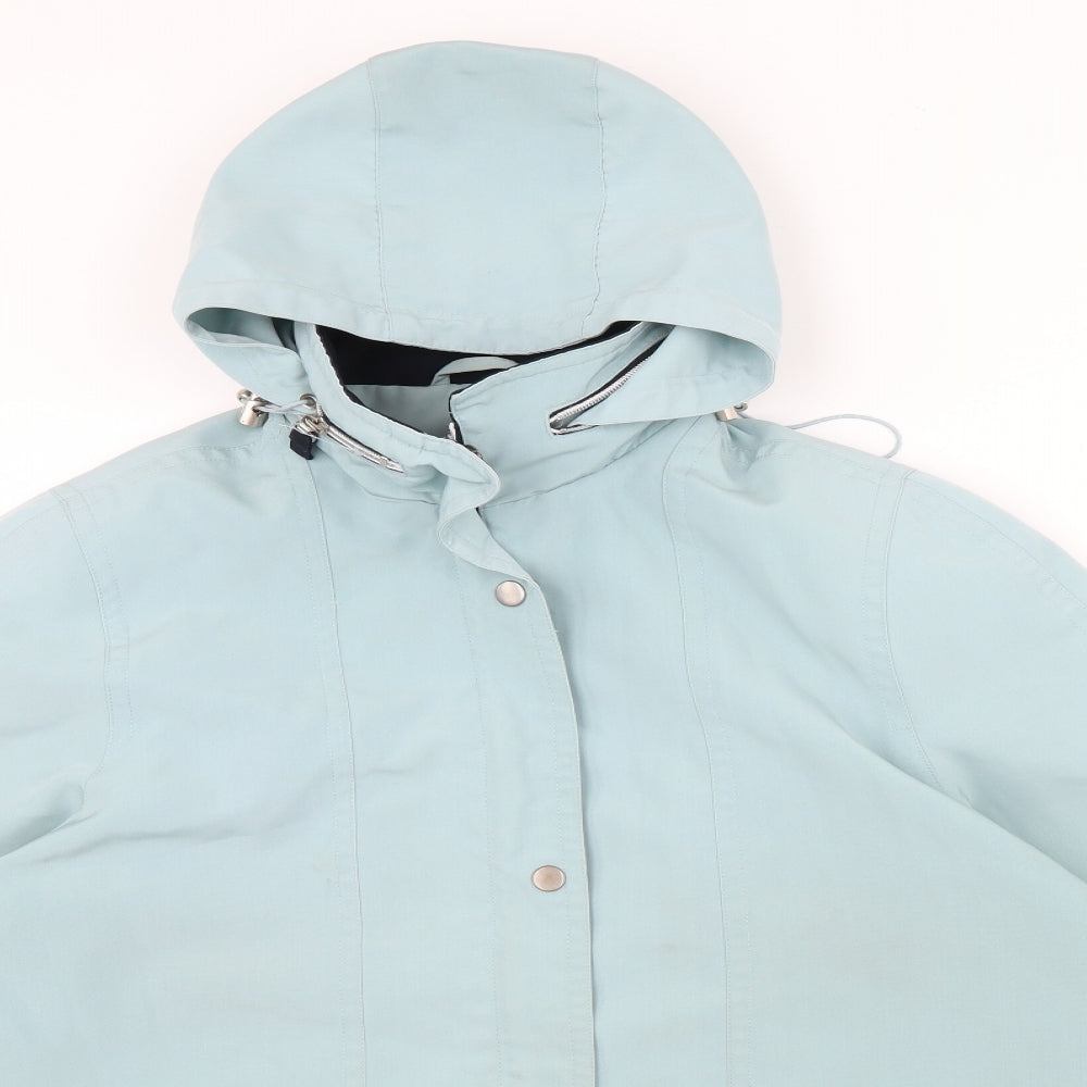 Womens UK Size 16 Preworn Blue Overcoat