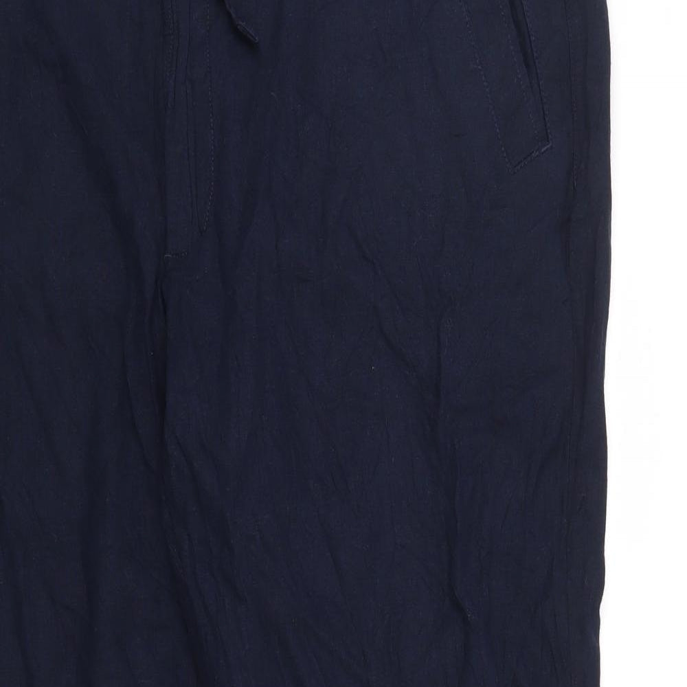 M&S Womens Blue   Trousers  Size 46 L31 in