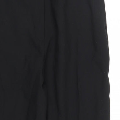 Womens UK Size 16 M&S Regular Fit Dress Pants Black Trousers