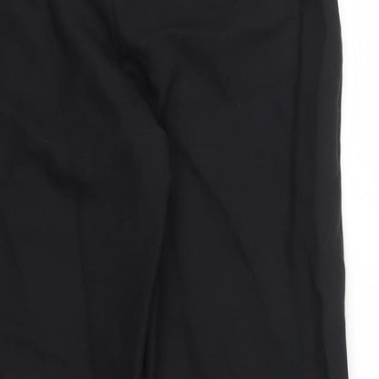 Womens UK Size 16 M&S Regular Fit Dress Pants Black Trousers