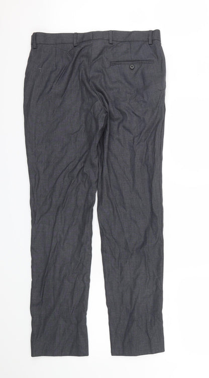 Preworn Mens Grey   Trousers  Size 32 in L29 in