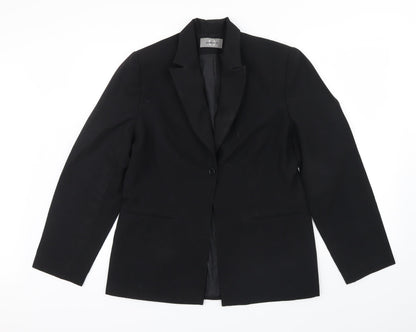 Womens UK Size 14 AMARANTO Black Jacket
