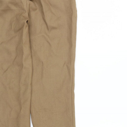 Womens UK Size 10 NEXT Regular Fit  Brown Trousers