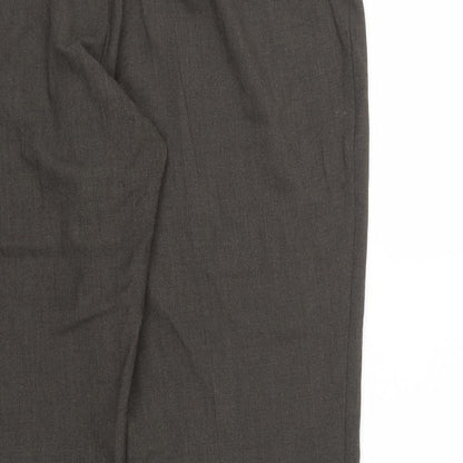 Womens UK Size 18 M&S Regular Fit Sweatpants Brown Trousers