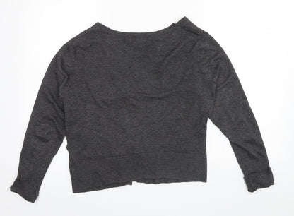 Primark Womens Grey   Cardigan Jumper Size M