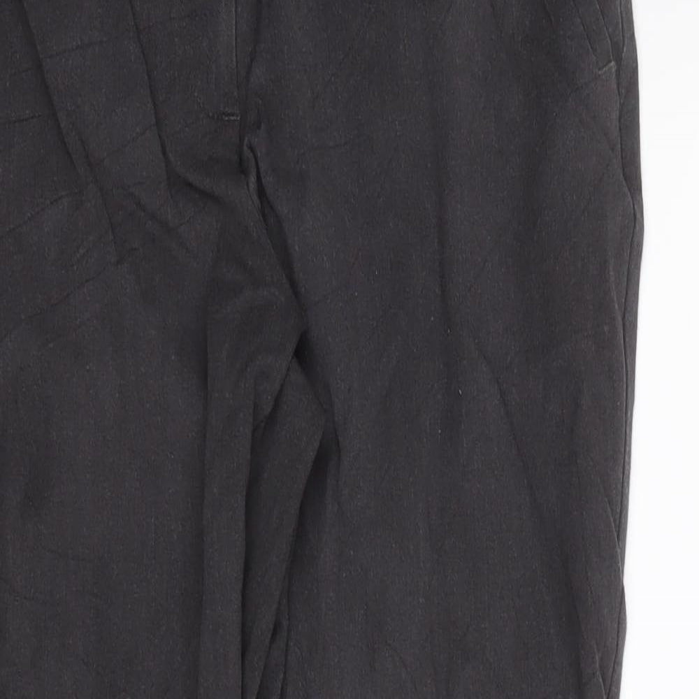 M&S Womens Grey   Dress Pants Trousers Size 10 L25 in
