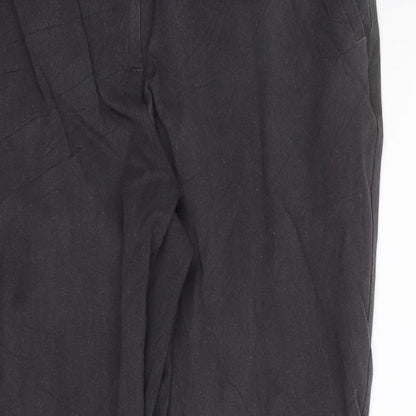 M&S Womens Grey   Dress Pants Trousers Size 10 L25 in