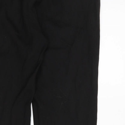 Oasis Womens Black   Trousers  Size 14 L28 in