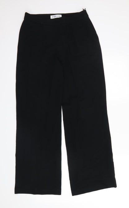 Womens UK Size 38 Bianca Regular Fit Dress Pants Black Trousers