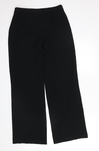 Womens UK Size 38 Bianca Regular Fit Dress Pants Black Trousers