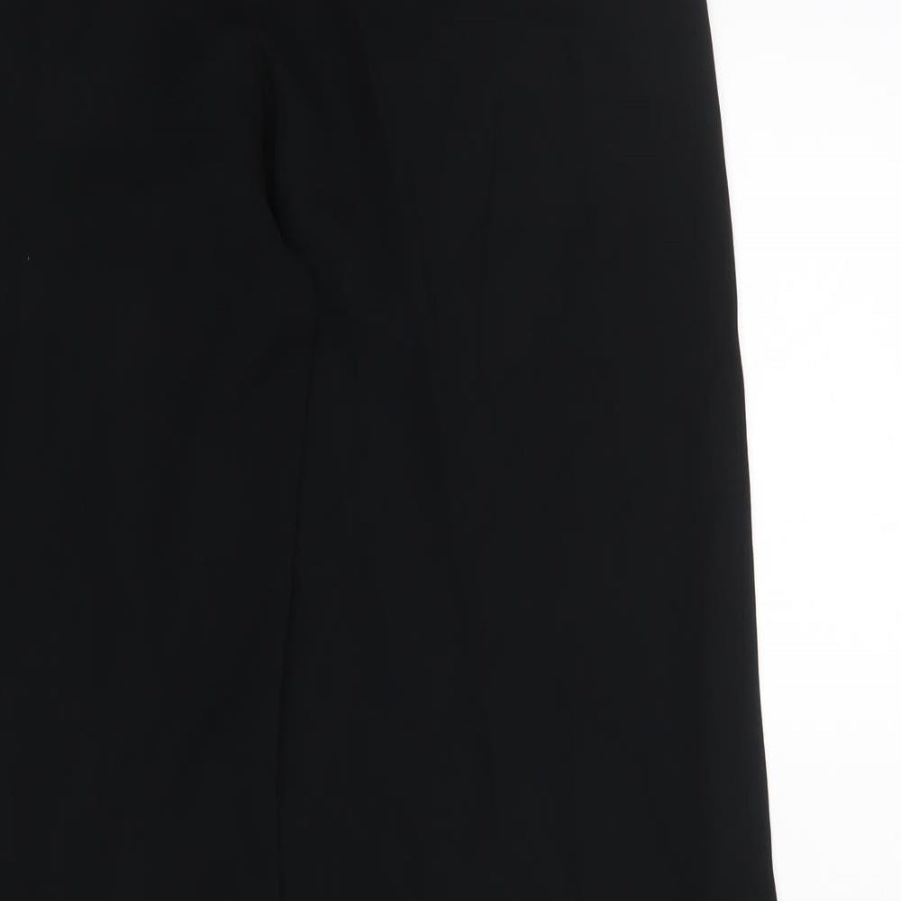 Womens UK Size 38 Bianca Regular Fit Dress Pants Black Trousers
