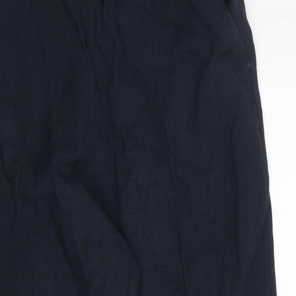 M&S Womens Blue   Trousers  Size 14 L23 in