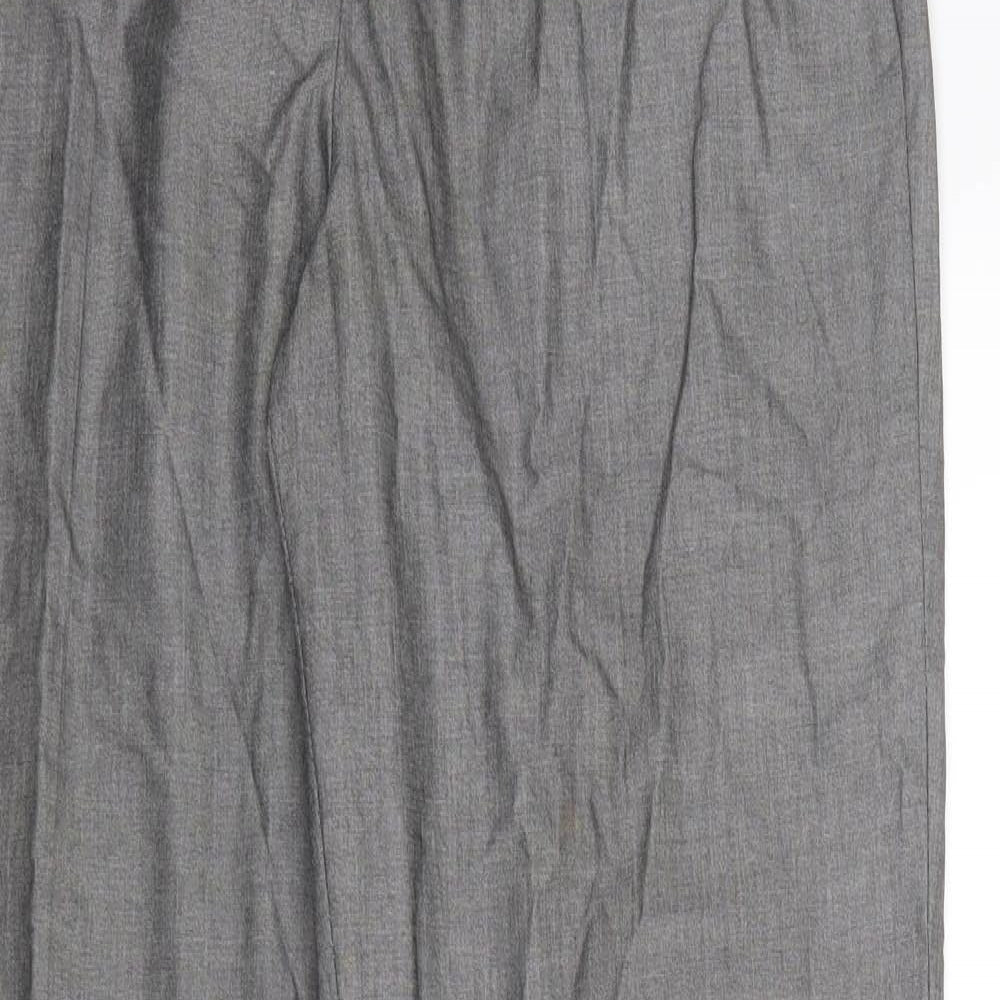 Womens UK Size 14 Artigiano Regular Fit  Grey Trousers
