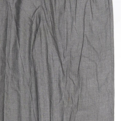 Womens UK Size 14 Artigiano Regular Fit  Grey Trousers