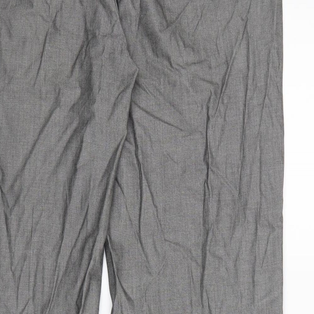 Womens UK Size 14 Artigiano Regular Fit  Grey Trousers