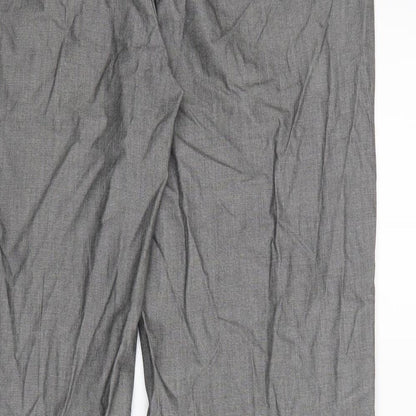 Womens UK Size 14 Artigiano Regular Fit  Grey Trousers