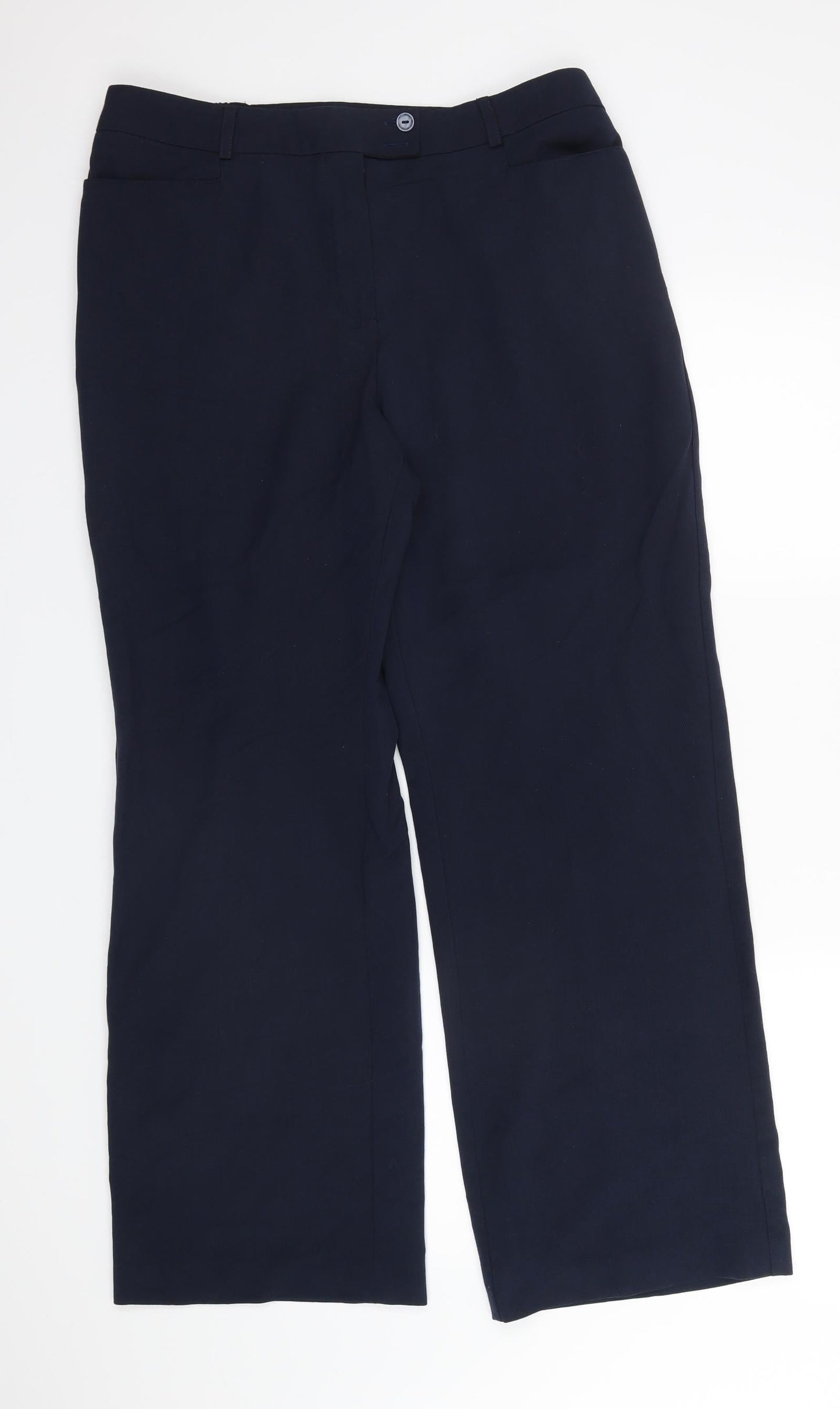 Womens UK Size 14 SLIMMA Regular Fit  Blue Trousers