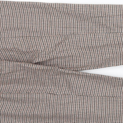 Womens UK Size 14 M&S Regular Fit Dress Pants Brown Trousers