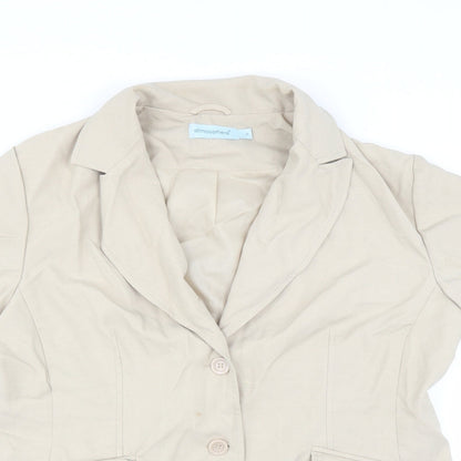 Primark Womens Beige   Jacket Blazer Size 18