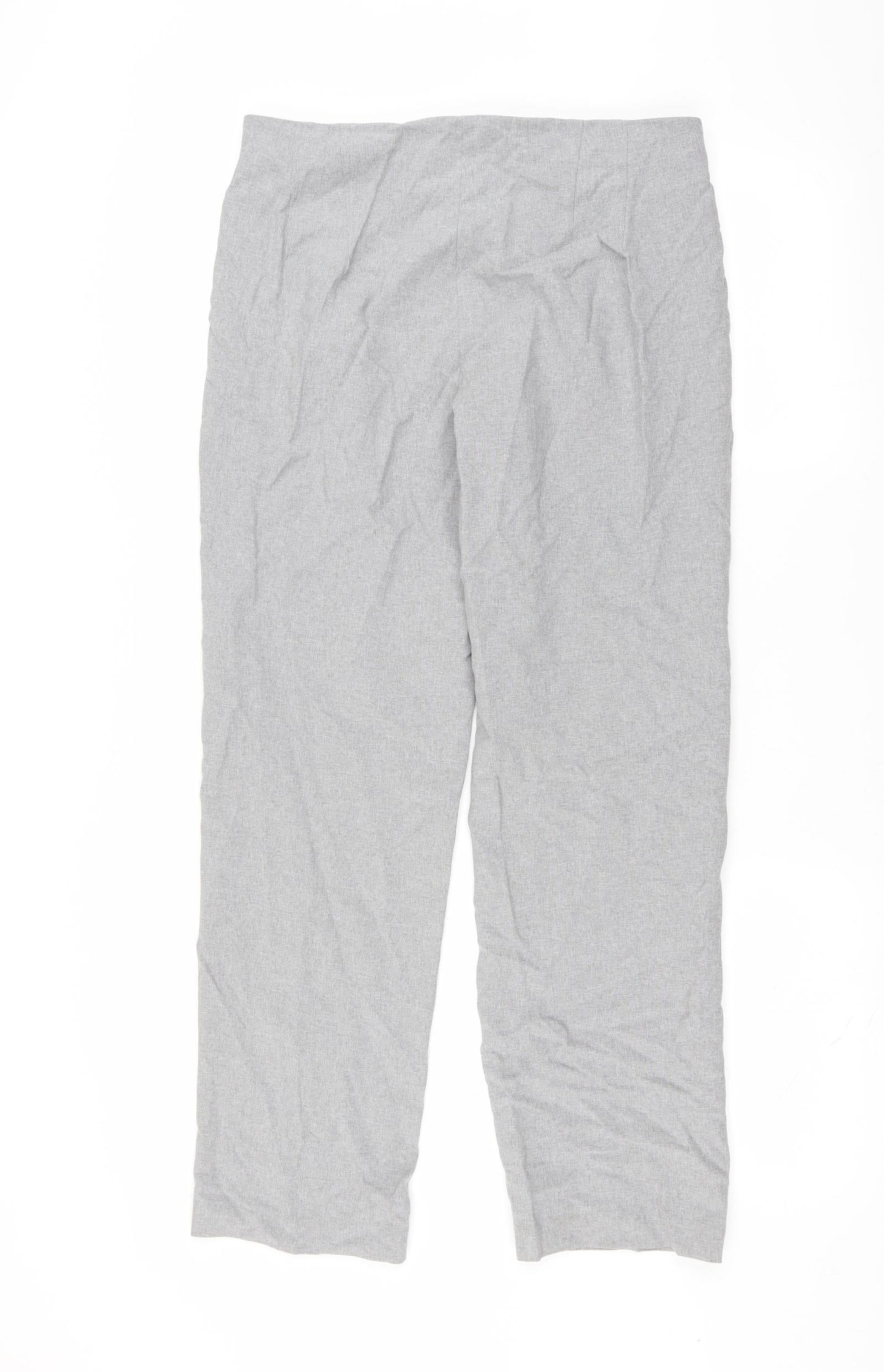 Womens UK Size 12 Marks and Spencer Regular Fit  Grey Trousers