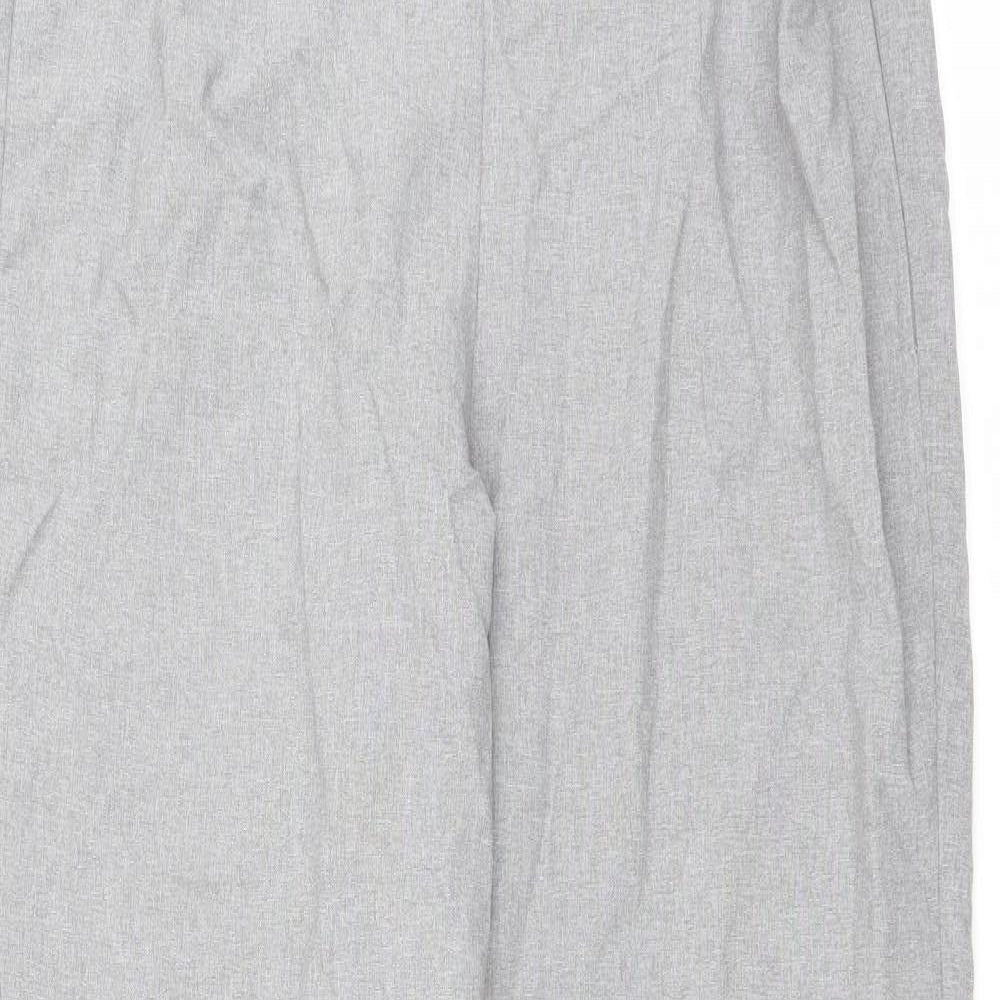 Womens UK Size 12 Marks and Spencer Regular Fit  Grey Trousers