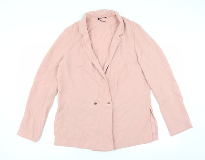 Womens UK Size 12 Preworn Regular Pink Blazer