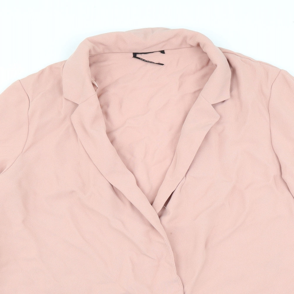 Womens UK Size 12 Preworn Regular Pink Blazer