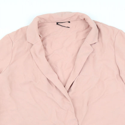 Womens UK Size 12 Preworn Regular Pink Blazer