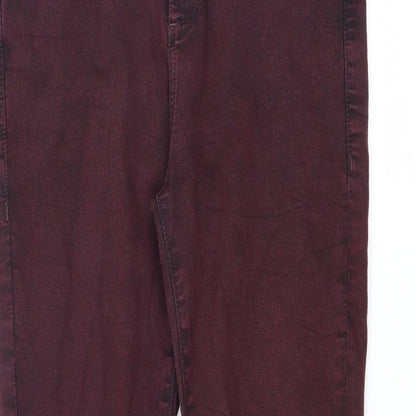 Topshop Womens Purple  Denim Skinny Jeans Size 28 in L30 in