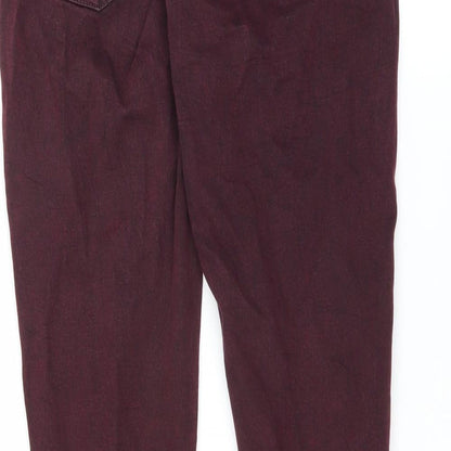 Topshop Womens Purple  Denim Skinny Jeans Size 28 in L30 in