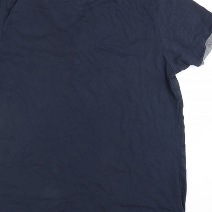 Brave Soul Mens Blue    Polo Size M