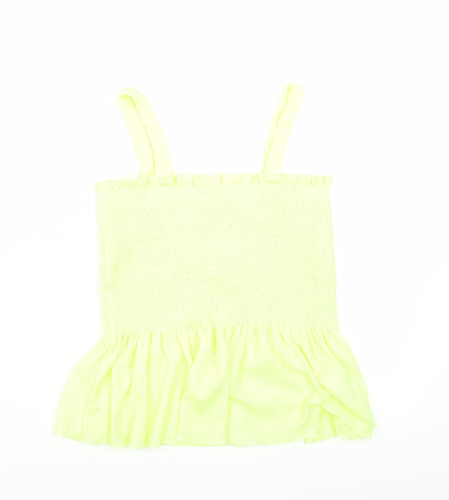 Zara Girls Yellow   Basic Blouse Size 13-14 Years