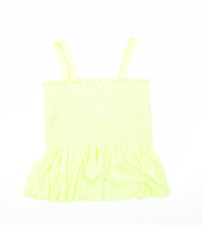 Zara Girls Yellow   Basic Blouse Size 13-14 Years