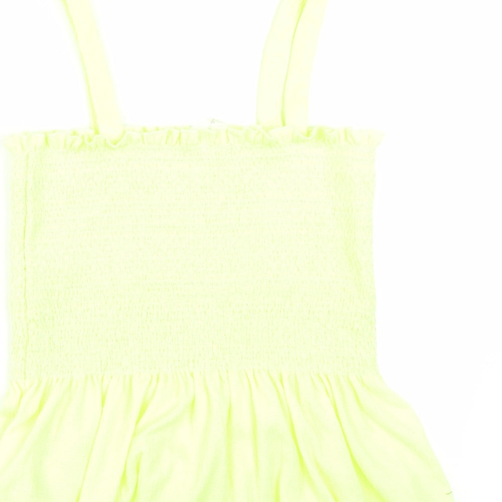 Zara Girls Yellow   Basic Blouse Size 13-14 Years