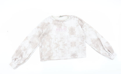 Primark Girls Purple   Pullover Sweatshirt Size 11-12 Years  - just be positive