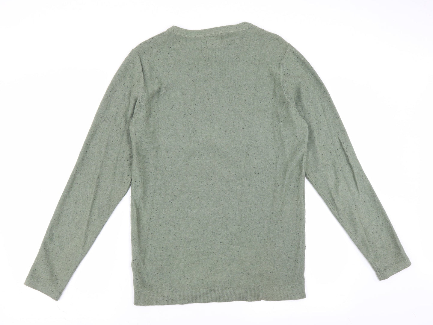 Mens UK Size S Selected Homme Green Pullover Sweatshirt