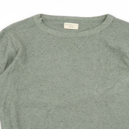 Mens UK Size S Selected Homme Green Pullover Sweatshirt