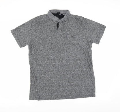 PEP&CO Mens Grey    Polo Size M