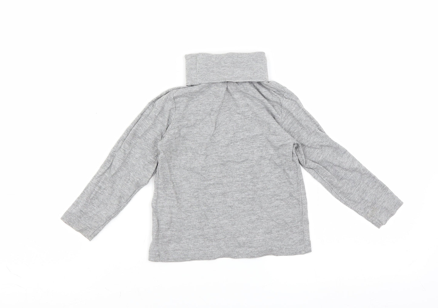 Lupilu Boys Grey   Basic T-Shirt Size 12-18 Months  - skate