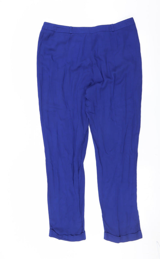 George Womens Blue   Trousers  Size 12 L27 in