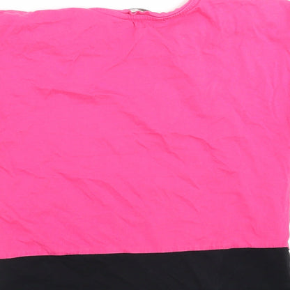 George Girls Pink   Basic T-Shirt Size 7-8 Years  - this girl can do anything