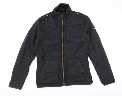 Two Stoned Womens Black   Quilted Jacket Size M