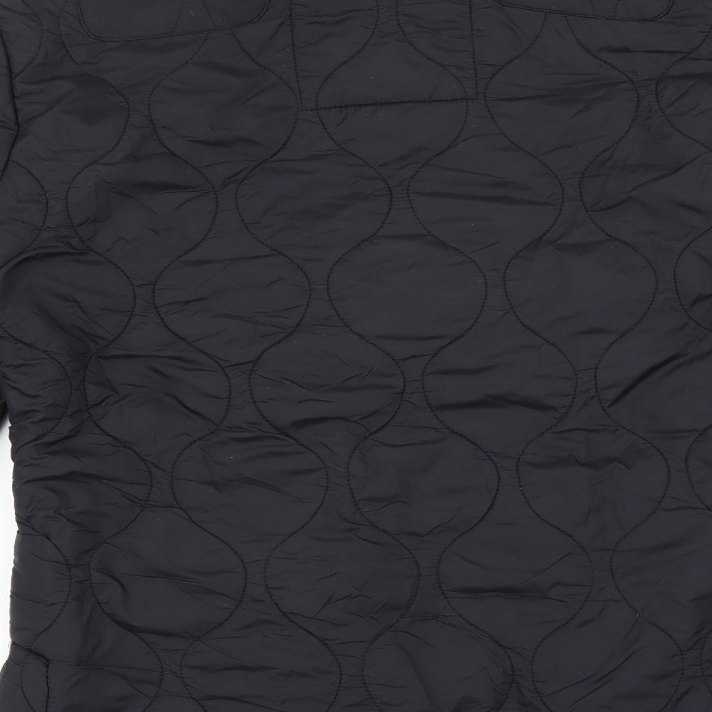 Two Stoned Womens Black   Quilted Jacket Size M