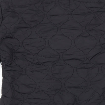 Two Stoned Womens Black   Quilted Jacket Size M