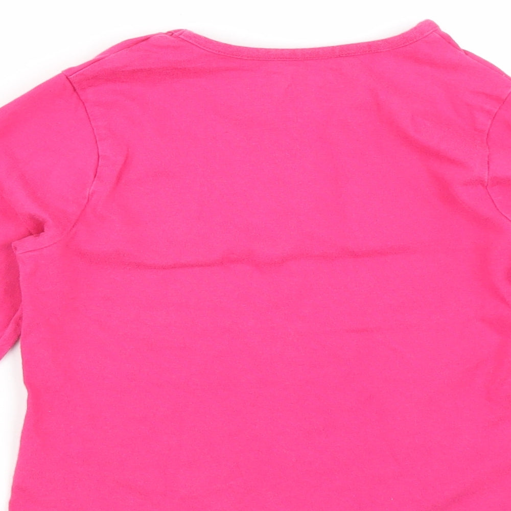 Jojo Siwa Girls Pink   Basic T-Shirt Size 5-6 Years  - jojo siva