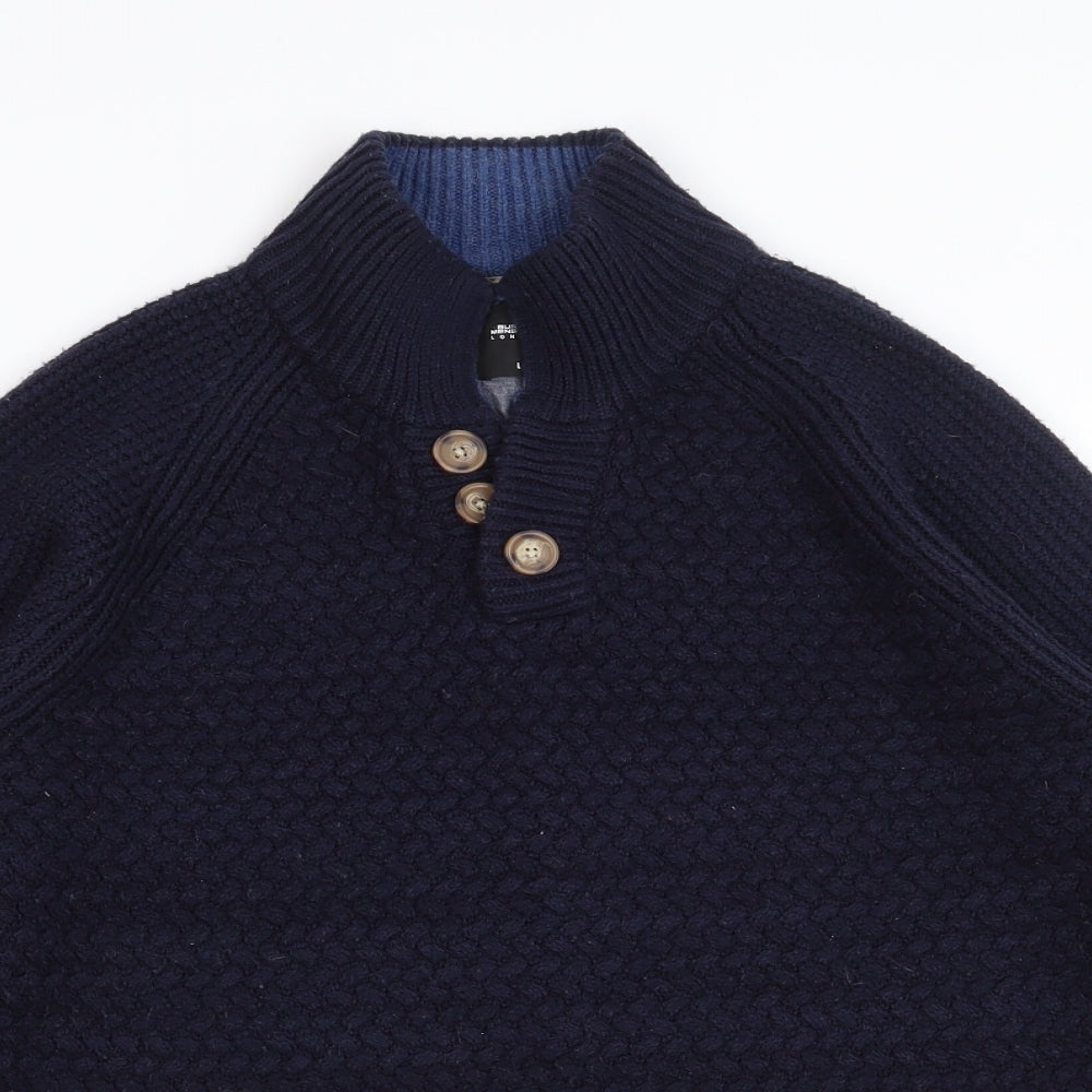 Burton Mens Blue   Pullover Jumper Size L