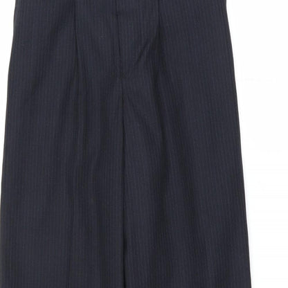 St Chiman Boys Blue Striped   Trousers Size 7 Years