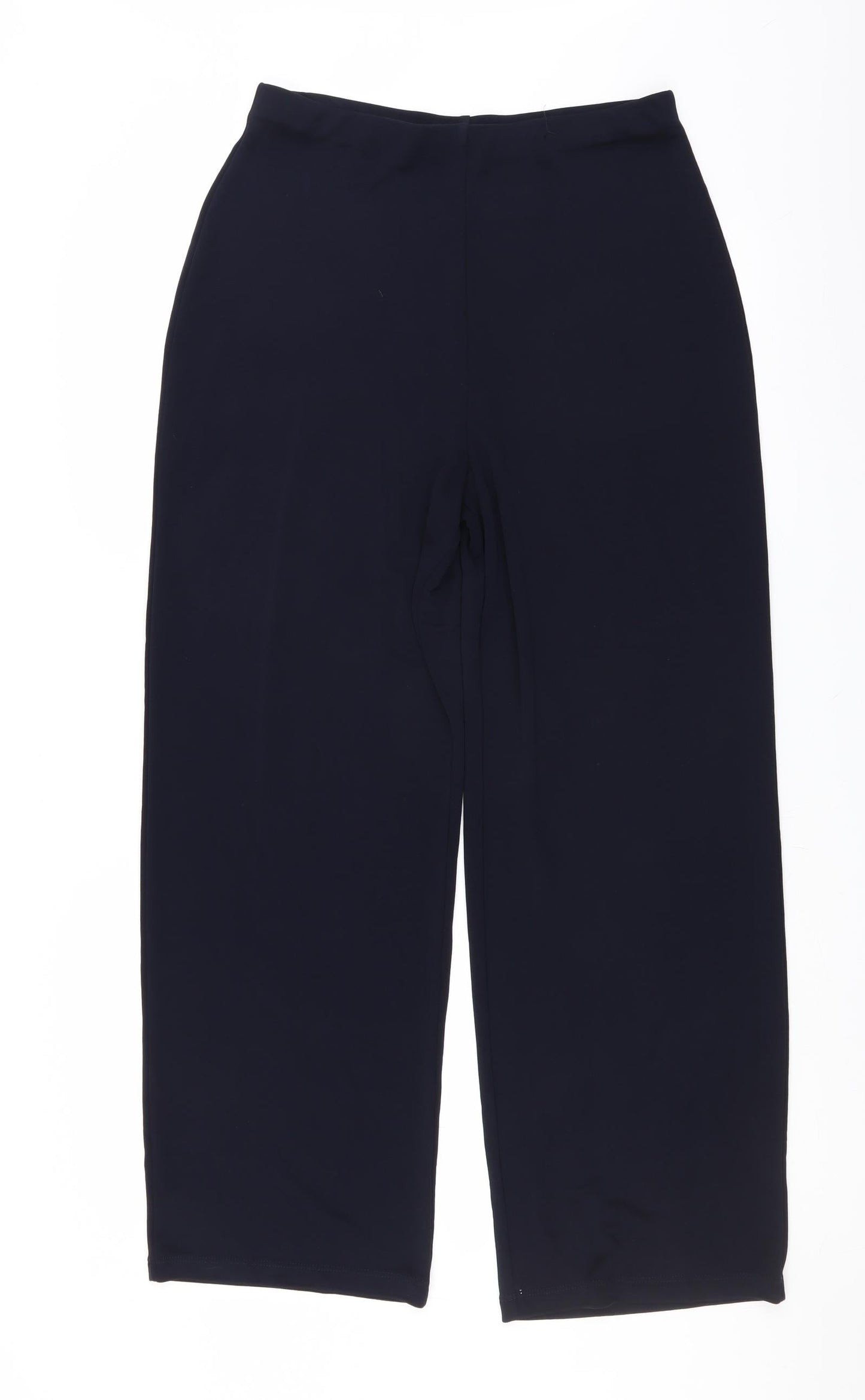 Womens UK Size 14 Marks and Spencer Regular Fit  Blue Trousers
