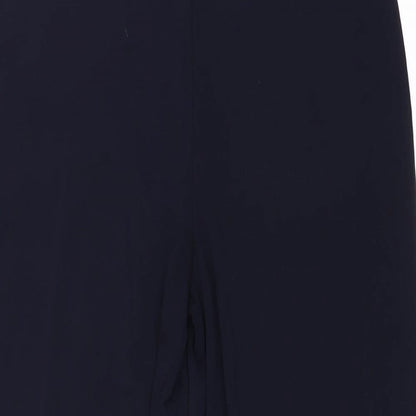 Womens UK Size 14 Marks and Spencer Regular Fit  Blue Trousers